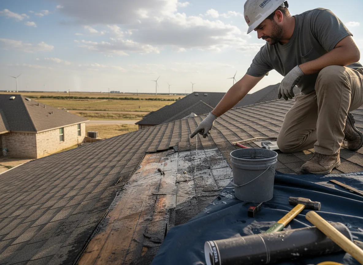 Roof leak in Airport / Loop 322 Area