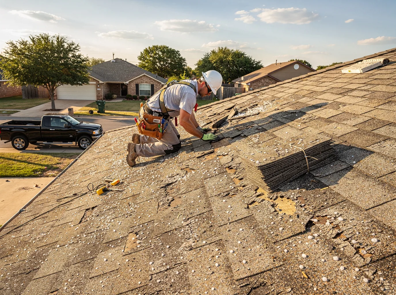 Roof leak in Anson, TX